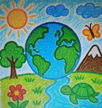 Desenho infantil sobre o Meio Ambiente