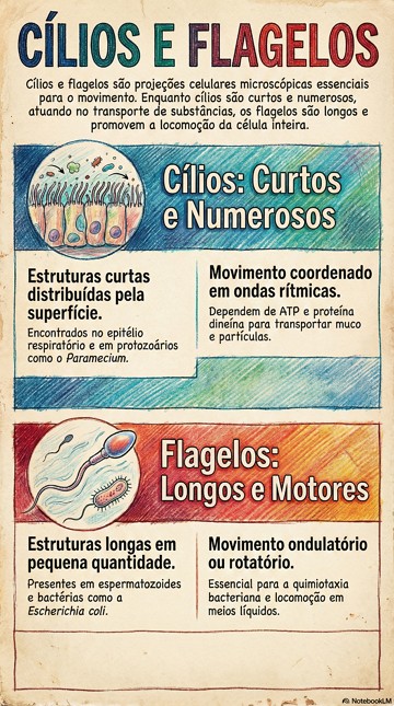 Infogr&aacute;fico sobre c&iacute;lios e flagelos